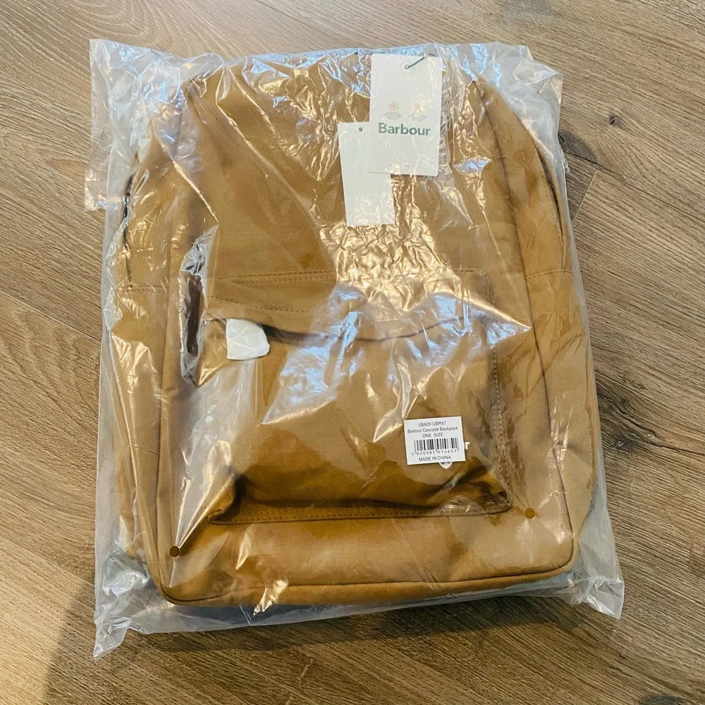 Barbour Cascade Backpack Tan - Brand New